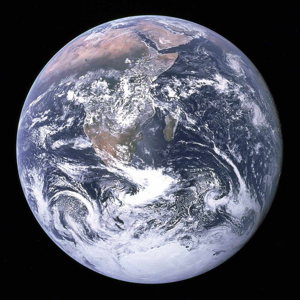 Earth, photographed from Apollo 17