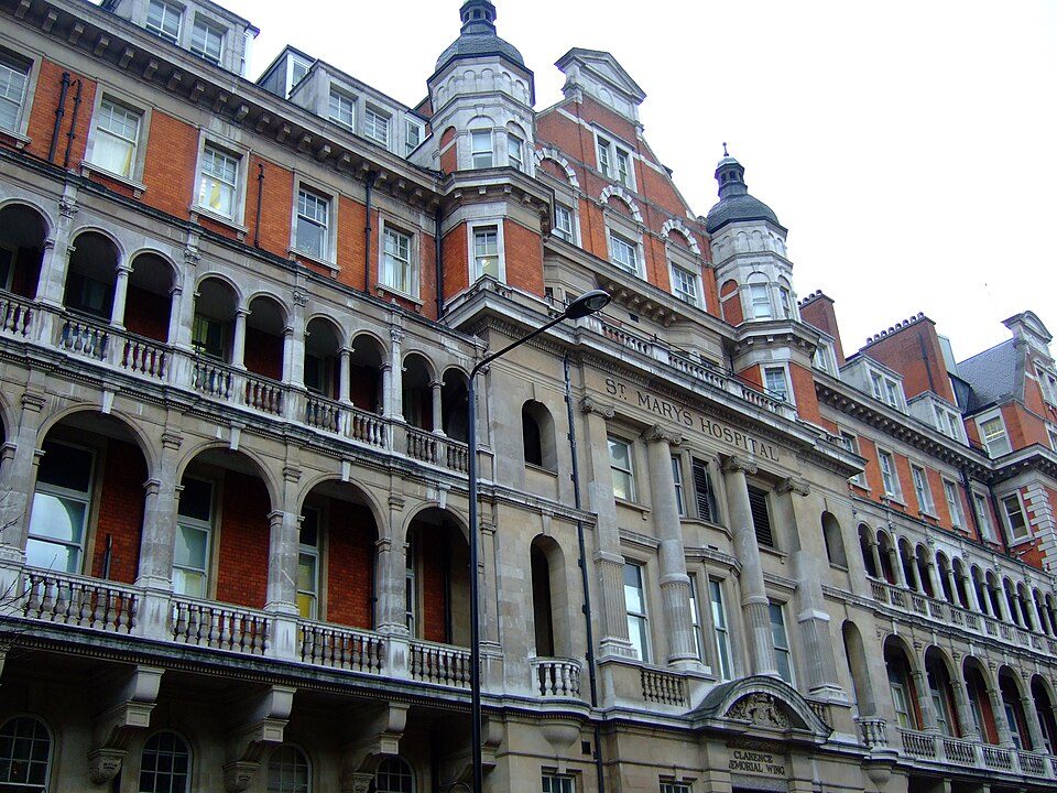 St Mary's Hospital in London