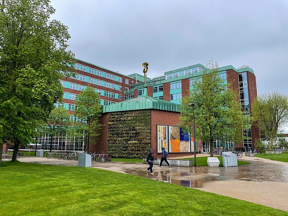 A university science building